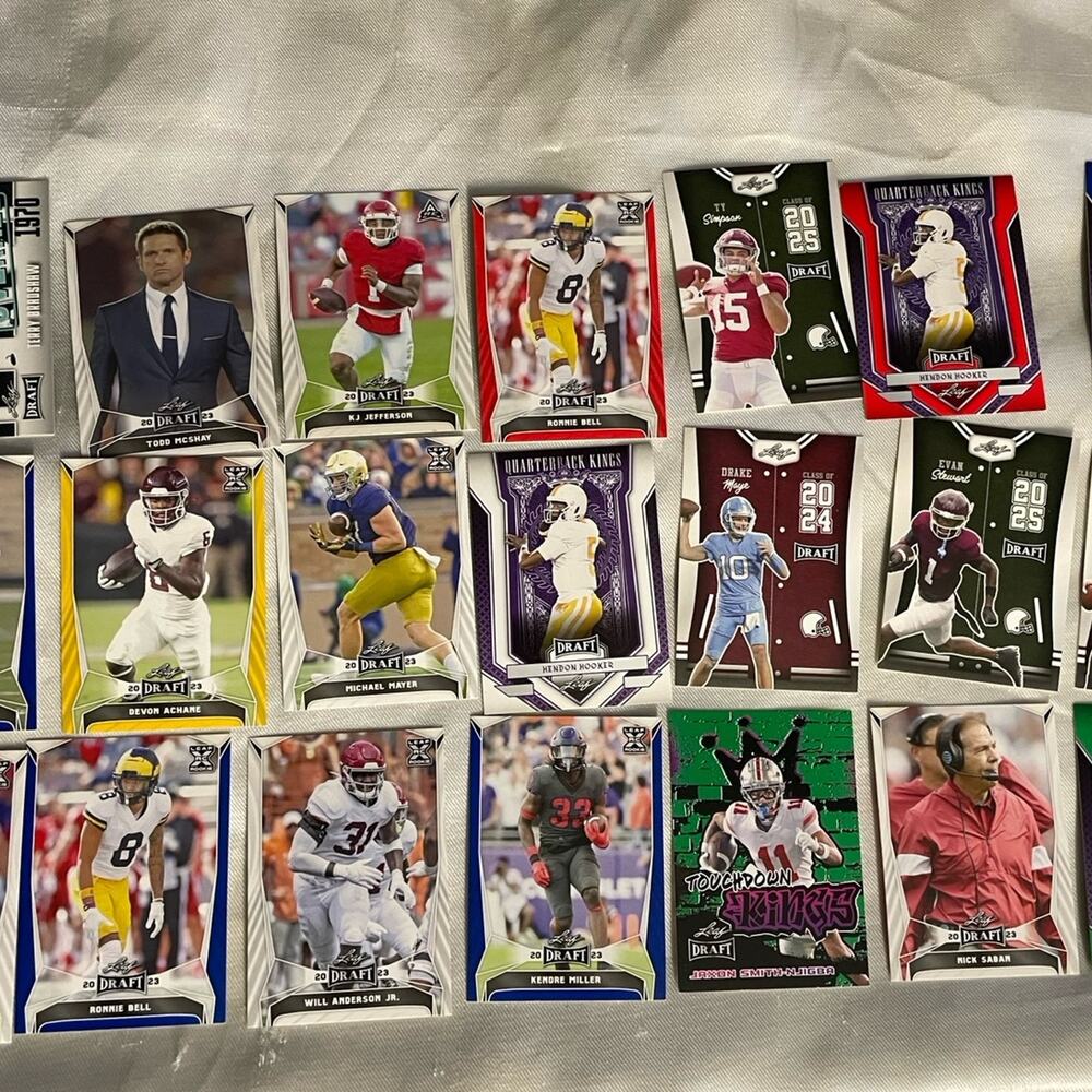 Lot of 62 panin, donruss, leaf, football sports cards